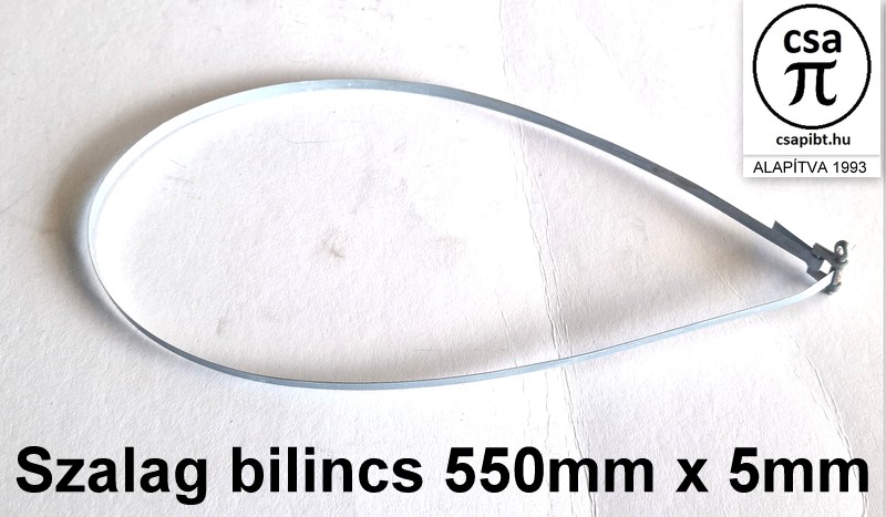 Szalag bilincs 550mm x 5mm